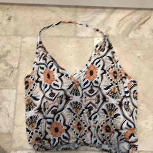 Shore boho patterned tank top sz S NWT